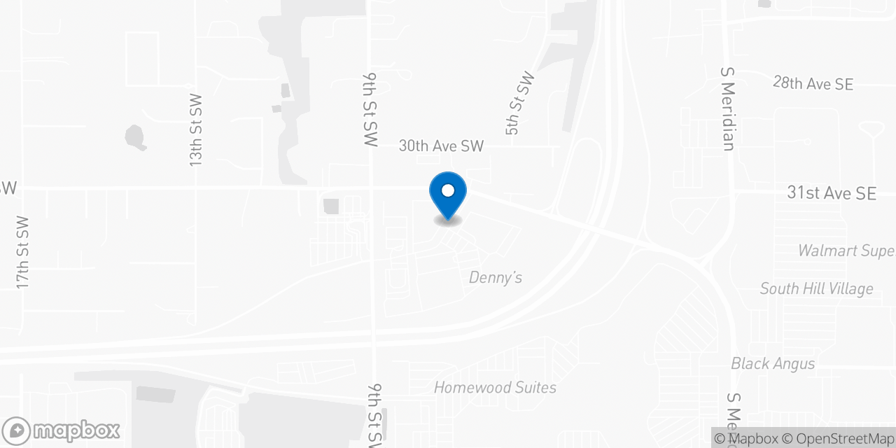 Map showing the location of the Social Security office in Puyallup, WA