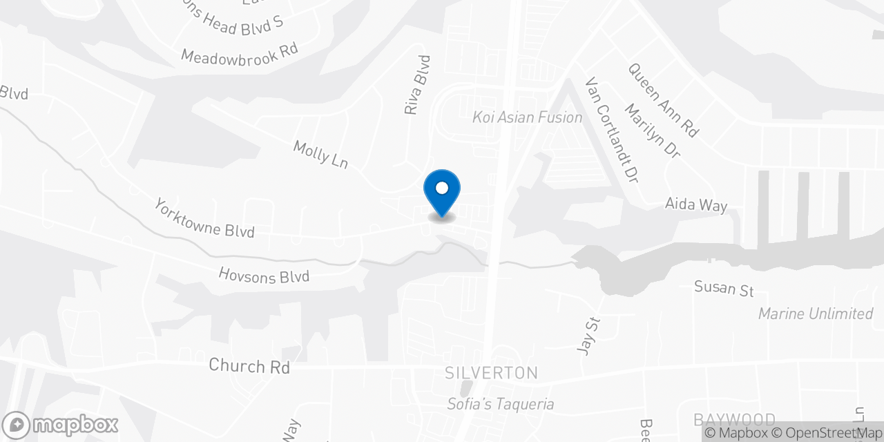 Map showing the location of the Social Security office in Brick, NJ
