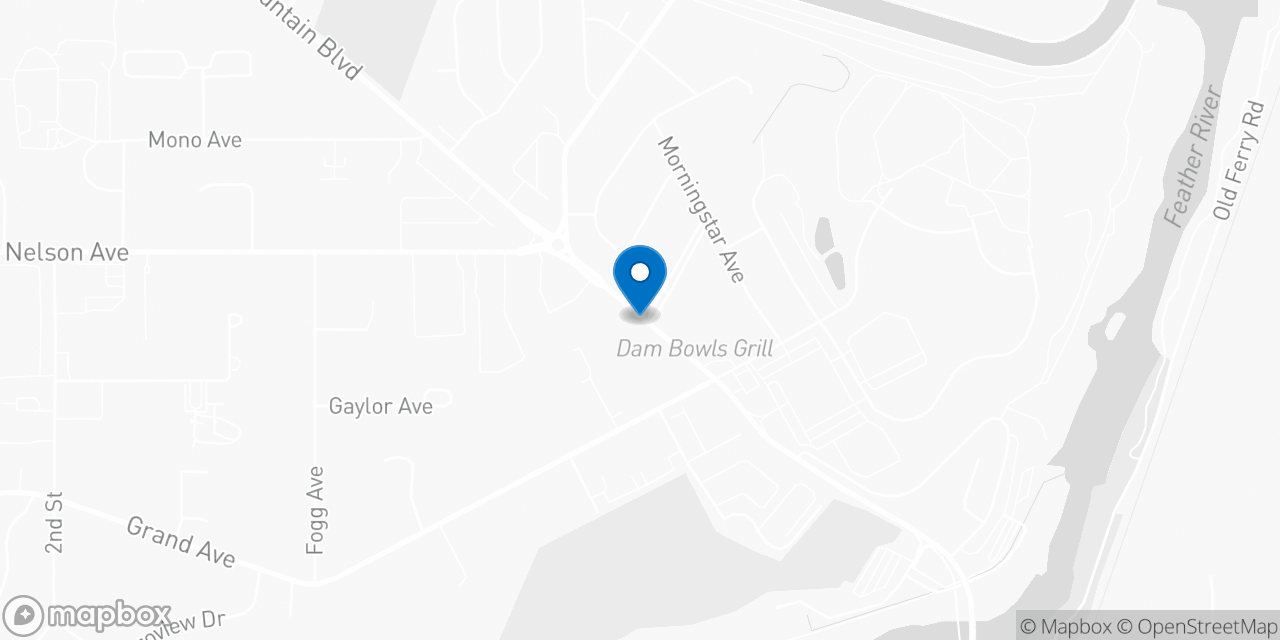 Map showing the location of the Social Security office in Oroville, CA